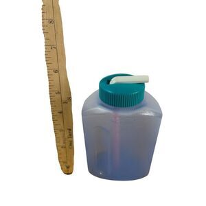 Rubbermaid 16‎ oz travel juice bottle straw vintage